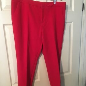 Red pants